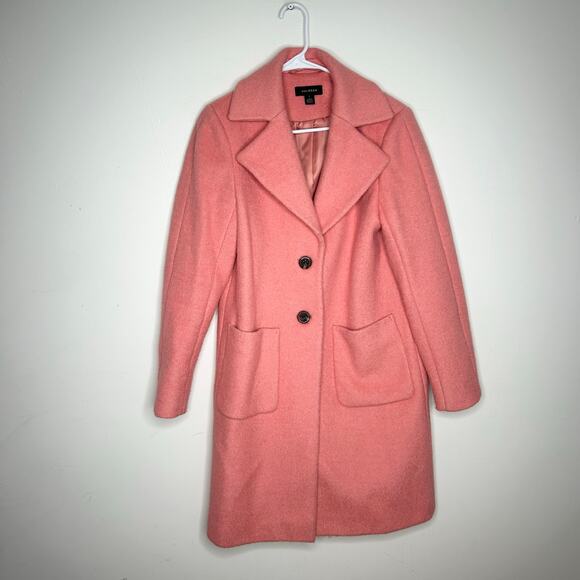 Halogen Wool Blend Winter Peacoat Pink - Picture 1 of 5